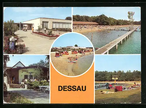 AK Dessau, Waldbad Freundschaft, Strandbad Adria