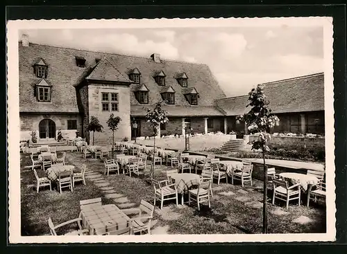 AK Albersweiler, Hotel Leinsweiler Hof mit Sonnenterrassen