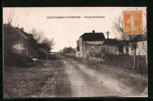 AK Courtemont-Varennes, Route Nationale