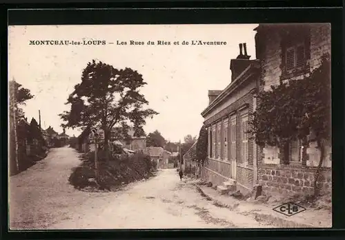 AK Montceau-les-Loups, Les Rues du Riez et de L`Aventure