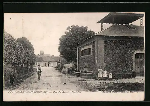 AK Coulonges-en-Tardenois, Rue du Gravier-Fontaine