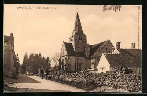 AK Corcy, L`Eglise (XIIIe suecle)