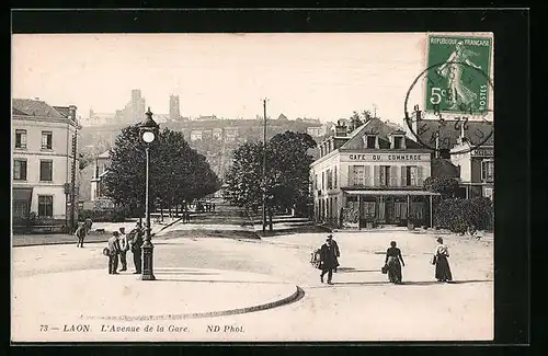 AK Laon, L`Avenue de la Gare