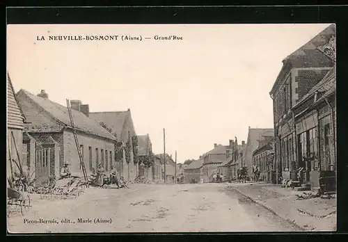 AK La Neuville-Bosmont, Grand`Rue