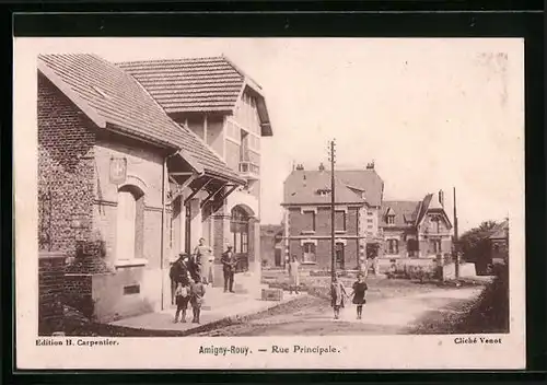 AK Amigny-Rouy, Rue Principale