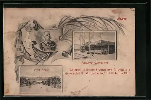 AK Monza, Palestra Ginnastica, Villa Reale