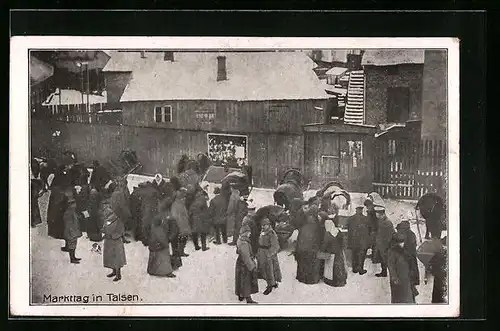 AK Talsen, Markttag im Winter