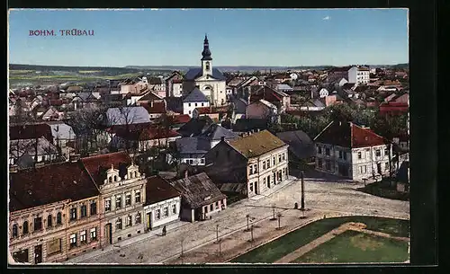 AK Böhm. Trübau, Panorama