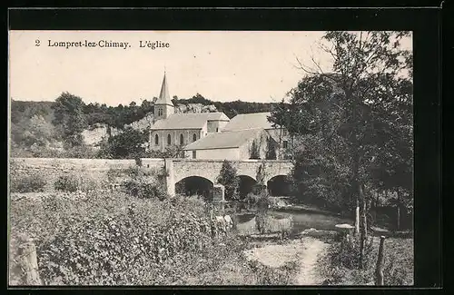 AK Lompret-lez-Chimay, L`Église