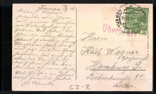 Künstler-AK Turnov, Námestí