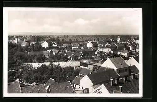 AK Veseli n. Mor., Blick über die Dächer