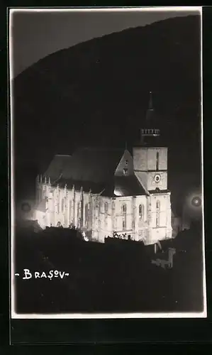 AK Brasov, Kirche bei Nacht