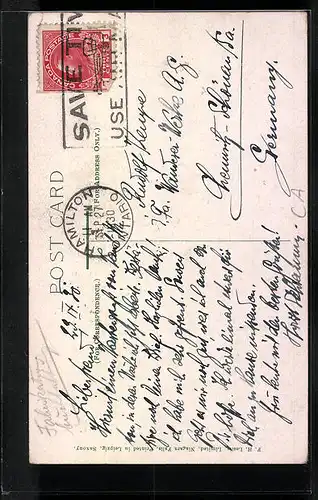 AK Hamilton, James Street looking north from Bank of Commerce Building