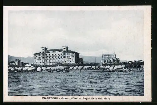 AK Viareggio, Grand Hôtel et Royal visto dal Mare