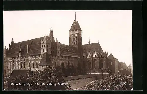 AK Marienburg, Südseite der Marienburg