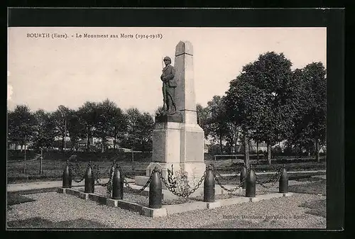 AK Bourth, Le Monument aux Morts (1914-1918)