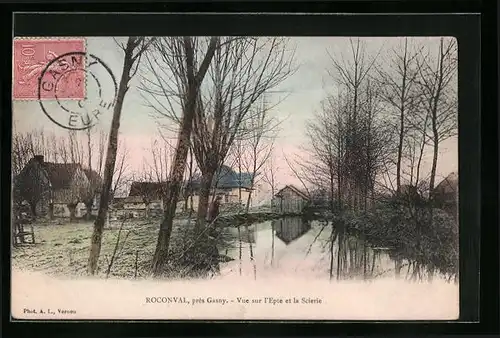 AK Roconval, Vue sur l`Epte et la Scierie