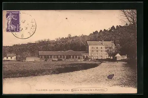 AK Tillières-sur-Avre, Colonie de la Mulotiere