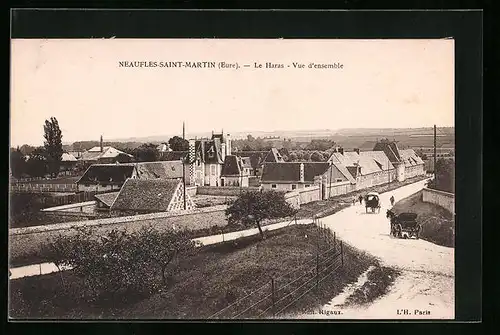 AK Neaufles-Saint-Martin, Le Haras - Vue d`ensemble