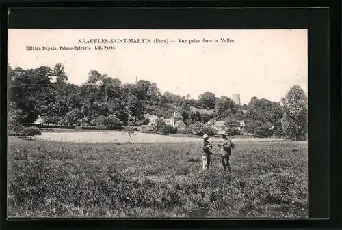 AK Neaufles-Saint-Martin, Vue prise dans la Vallee