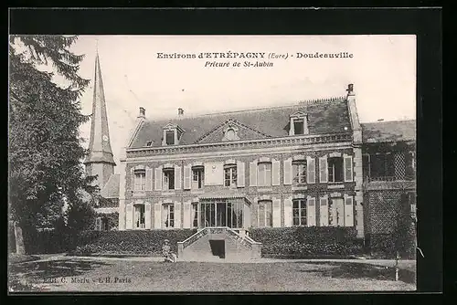 AK Etrépagny, Doudeauville - Prieuré de St-Aubin