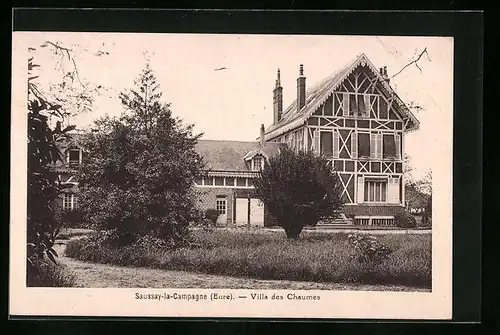 AK Saussay-la-Campagne, Villa des Chaumes