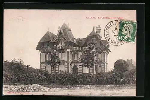 AK Villers, Le Chateau, facade Ouest