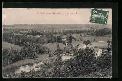 AK St-Vigor, Le moulin et vue sur Autheuil