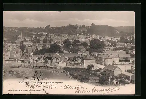 AK Brionne, Vue generale, prise du Vigneron