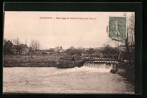 AK Garennes, Barrage et Chute d`eau sur l`Eure