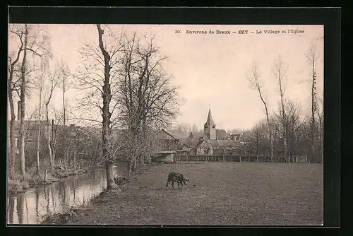 AK Ezy, Le Village et l`Eglise
