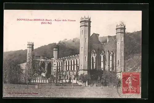 AK Douville-sur-Andelle, Ruines de la Filature (Cote Est)