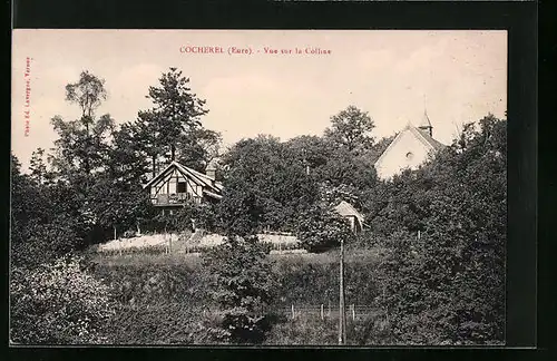 AK Cocherel, Vue sur la Colline