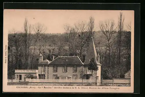 AK Cocherel, La Ramière, derniere residence de M. A. Briand