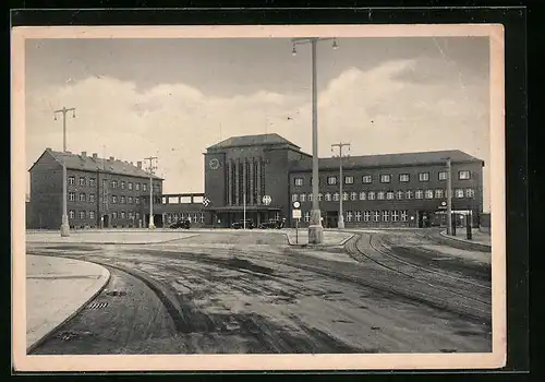 AK Zwickau i. Sa., Neuer Bahnhof