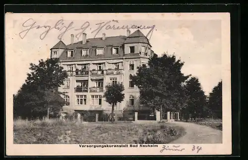 AK Bad Nauheim, Versorgungskuranstalt