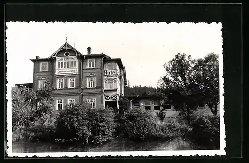 AK Sitzendorf im Schwarzatal /Th., Hotel Annafels