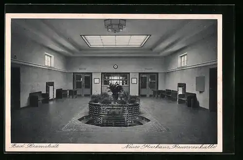 AK Bad Bramstedt, Neues Kurhaus - Brunnenhalle
