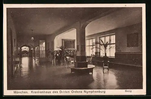 AK München, Krankenhaus des Dritten Ordens Nymphenburg