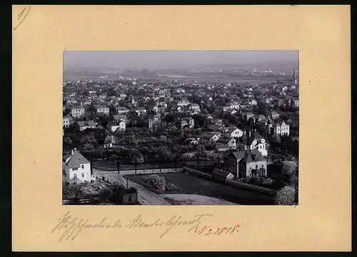 Fotografie Brück & Sohn Meissen, Ansicht Kötzschenbroda-Niederlössnitz, Blick über den Ort