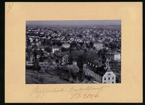 Fotografie Brück & Sohn Meissen, Ansicht Kötzschenbroda-Niederlössnitz, Gesamtansicht der Stadt