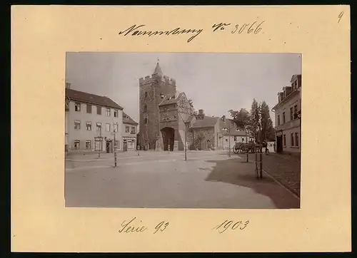 Fotografie Brück & Sohn Meissen, Ansicht Naumburg, Weissbäckerei Paul Scholz am Marienthor