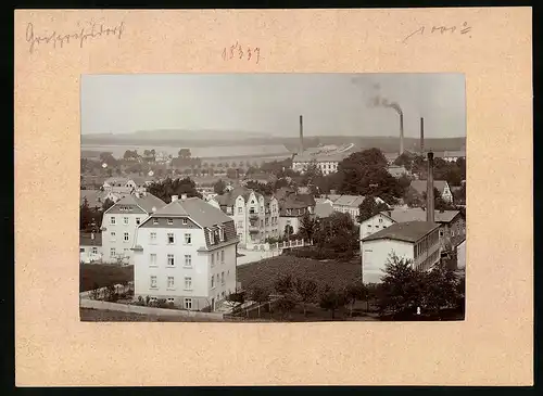 Fotografie Brück & Sohn Meissen, Ansicht Grossröhrsdorf i. Sa., Blick von der neuen Schule