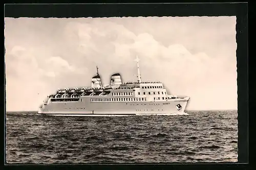 AK Fährschiff Sassnitz auf Steuerbord
