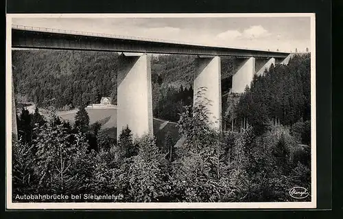 AK Autobahnbrücke bei Siebenlehn