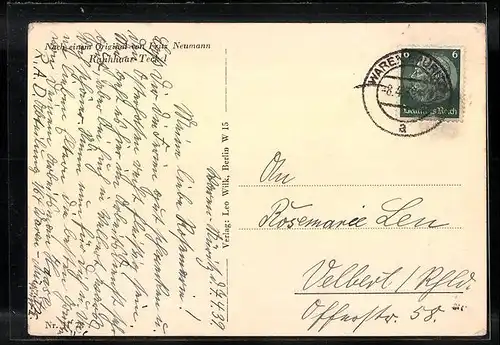 AK Die unzertrennlichen - Dackelpaar