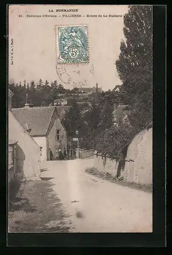 AK Tillières, Entrée de La Guillerie