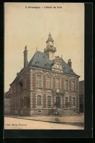 AK Étrépagny, Hotel de Ville