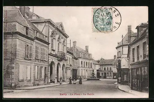 AK Vailly, La Place, La Mairie