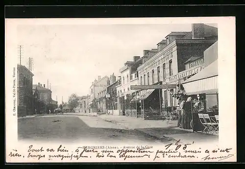 AK Tergniers, Avenue de la Gare